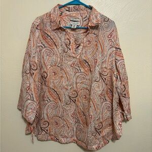 Rachel Zoe Multicolor Paisley Blouse
